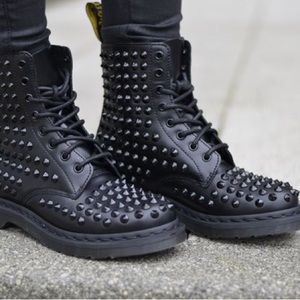 Spiked dr martens